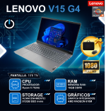 LAPTOP LENOVO V15 G4 AMN RYZEN5 7520U/ 16GB/ SSD512GB/ 15.6/ FREE/ 82YU00XYLM