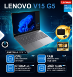 LAPTOP LENOVO V15 G5 IRL, 15.6" FHD TN, CORE I5-13420H 2.1/4.6GHZ, 16GB DDR5-5200MHZ, 512GB SSD (83GW005JLD)