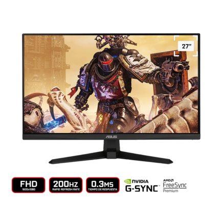 MONITOR ASUS TUF GAMING VG279Q5A 27" FHD 1920x1080/200HZ/0.3MS/FREESYNC PREMIUM/COMPATIBLE NVIDIA G-SYNC