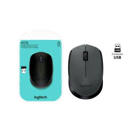 MOUSE LOGITECH OPTICO M170 WIRELESS BLACK